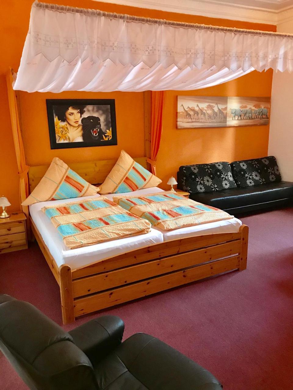Pension Holzhausen Hotell Quedlinburg Exteriör bild